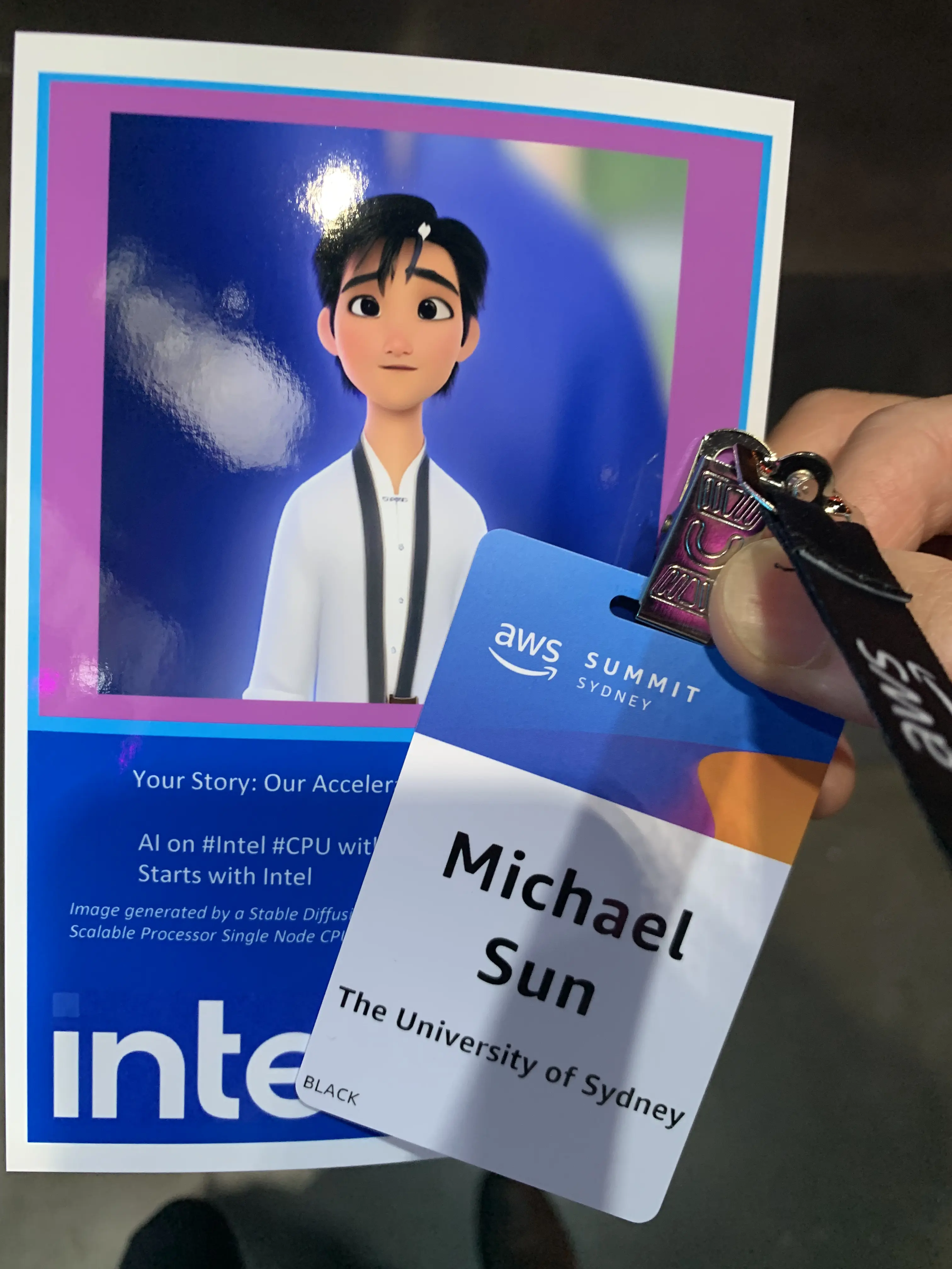 Michael at AWS Summit Sydney